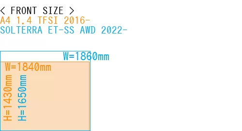 #A4 1.4 TFSI 2016- + SOLTERRA ET-SS AWD 2022-